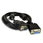 6' Xtech 15-pin Vga (m) To (f) Video Extension Cable (black) -retail Hanging Package