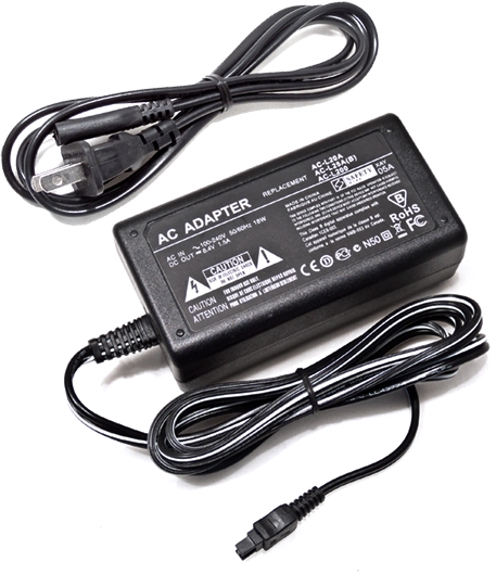 AC Power Adapter SONY AC-L25 AC-L25A AC-L25B AC-L25C AC-L20A AC