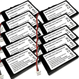 10-Pack lot set of Battery for Apple iPod 3rd 3