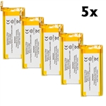 5-Pack Battery for Apple iPod Nano 5th gen A1320