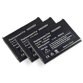 3 Pack Battery Dell Axim X50v Pocket PC 310-5964