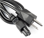 2 Pack 3 Prong AC Power Cable Cord Laptop Monitor