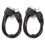 2 Pack USB Zune HD Sync Cable Microsoft Cord