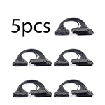 5 Pack 24Pin Dual PSU adapter cable