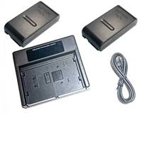 Combo Battery Charger + 2 Batteries for Leica