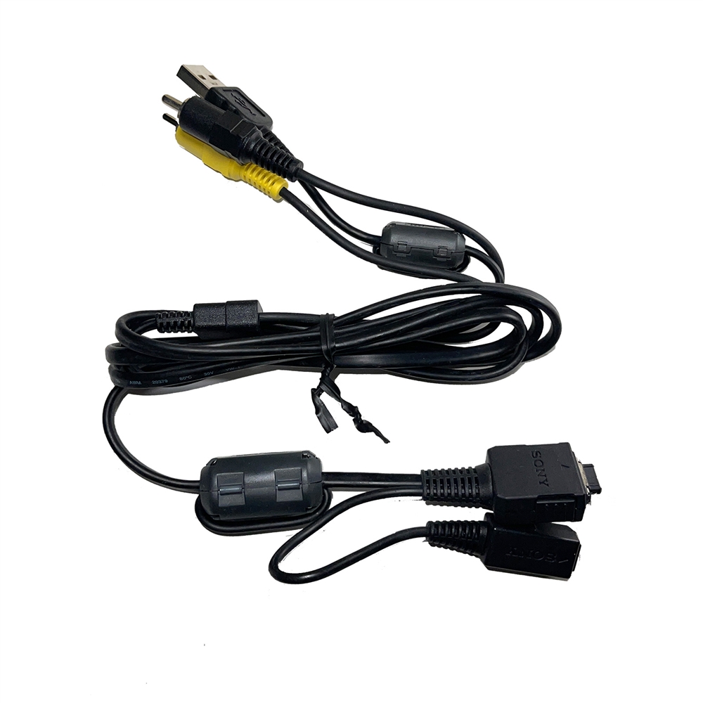 Genuine Sony VMC-MD1 Multi-Use Terminal Cable USB & AV P200 DSC-H7 DSC-T10  OEM