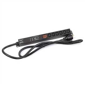 200-250V 30A PDU L6-30P w/Meter Surge Protector