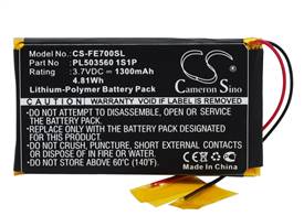 Battery for Fiio EO7K PL503560 1S1P Portable USB