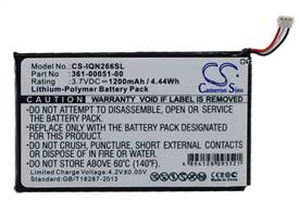 Battery for Garmin 361-00051-02 GPS Nuvi 2460LMT