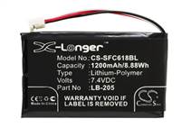 Battery for Safescan 6185 131-0477 LB-205 Payment