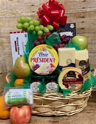 Specialty Fruit and Cheese Basket