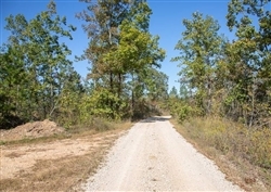 Eagles Nest Subdivision, Near Clayton, OK, Near Sardis Lake, In Pushmataha County, OK, Road into Subdivision