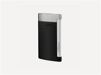 S.T. Dupont Lighter - Slim 7 Matte Black & Chrome - 027710