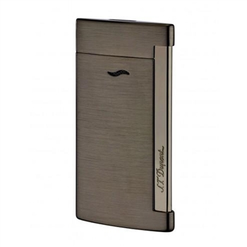 S.T. Dupont Lighter - Slim 7 Brushed Gunmetal - 027712