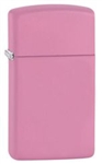 Zippo Lighter - Slim Pink Matte - 1638