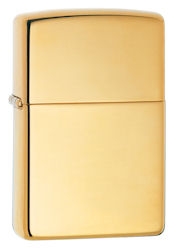 Zippo Lighter - Armor High Polish Brass - 169