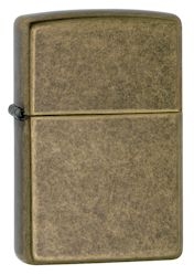 Zippo Lighter - Antique Brass - 201FB