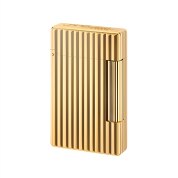 S.T. Dupont Lighter Initial Gold/Vertical Line - 20803