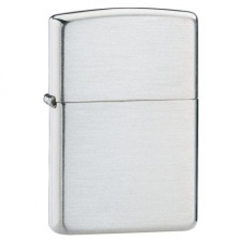 Zippo Lighter - Armor Vintage Brushed Sterling Silver - 27