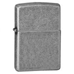 Zippo Lighter - Armor Antique Silver Plate - 28973