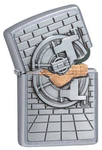 Zippo Lighter - Safe With Gold Cash Surprise - 29555