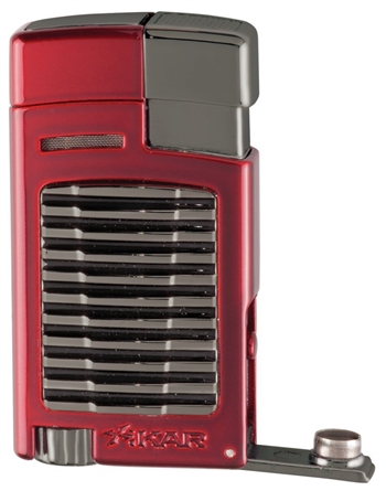 Xikar Lighter Forte Jet Flame Red w/ G2 Trim - 523RD