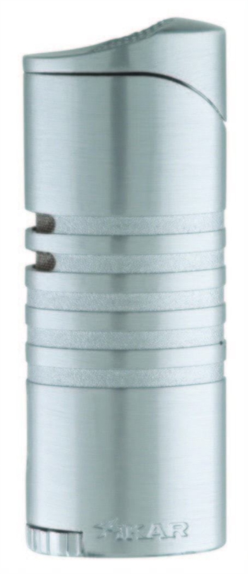 Xikar Lighter - Ellipse III Silver Triple Flame - 565CS