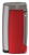 Xikar Pulsar Triple Jet Lighter Red/Gunmetal - 567RDG