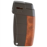 Xikar Pipe Lighter - Resource Burlwood & Black - 585ABBK