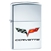 Zippo Lighter: Chevy Corvette Logo HP Chrome - 76485