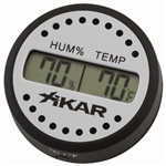 Xikar PuroTemp Digital Round Hygrometer - 832XI