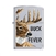 Zippo Lighter - Buck Fever Satin Chrome - 850978