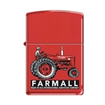 Zippo Lighter - Farmall Super M Red Matte 851249
