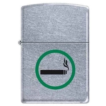 Zippo Lighter-Smoking Permitted Street Chrome - 851953