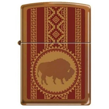 Zippo Lighter - Buffalo Toffee Finish - 851969