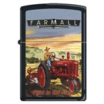 Zippo Lighter - Farmall First In The Field Black Matte 852196
