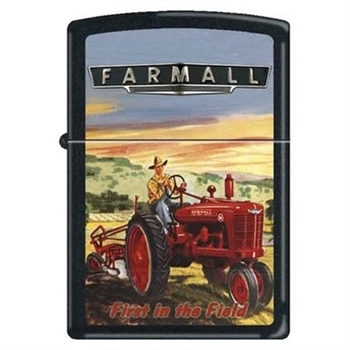 Zippo Lighter - Farmall First In The Field Black Matte 852196