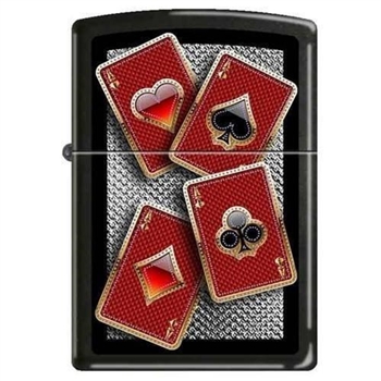 Zippo Lighter - Well Suited Black Ice- 852705