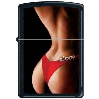 Zippo Lighter - We've Got Your Back Black Matte - 852899