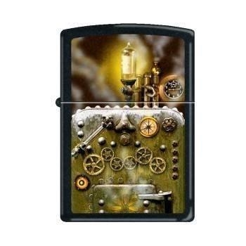 Zippo Lighter - Steampunk Black Matte - 853224