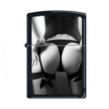 Zippo Lighter - View From Behind Black & White - 853269