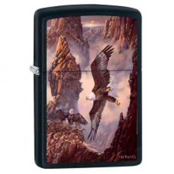 Zippo Lighter - Canyon Family Black Matte - 853420