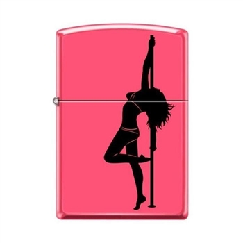 Zippo Lighter - Pole Dancer Neon Pink - 853681