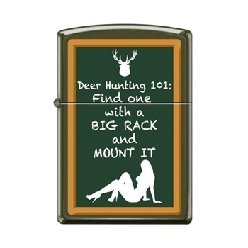 Zippo Lighter - Hunting 101 Green Matte - 853685