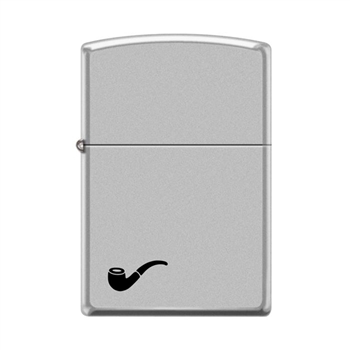 Zippo Pipe Lighter Satin Chrome - 853794