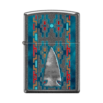 Zippo Lighter - Indian Pattern Arrow Head Ironstone - 854029