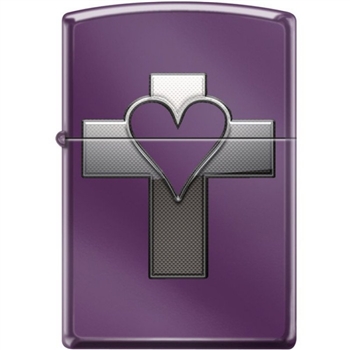 Zippo Lighter - Heart & Cross Abyss - 854039