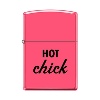 Zippo Lighter - Hot Chick Neon Pink - 854061