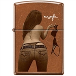 Zippo Lighter - Neal Taylor Pinup Toffee - 854228