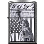 Zippo Lighter - We the People Iron Stone - 854442